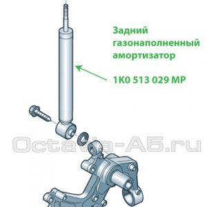 Амортизатор шкода октавия а7